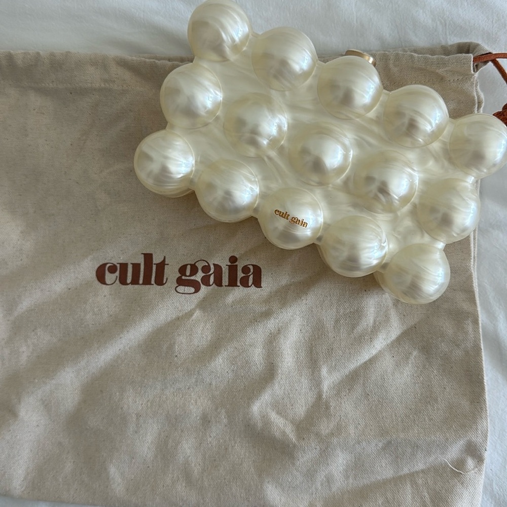 The Bubble Acrylic Clutch Bag - Cult Gaia